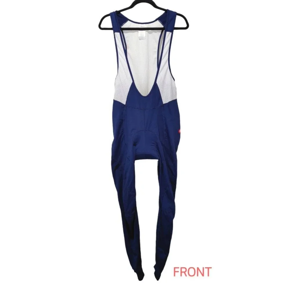 Qualidyne Cycling Bib Pants Leggings Padded Thermal Light Fleece Lining...